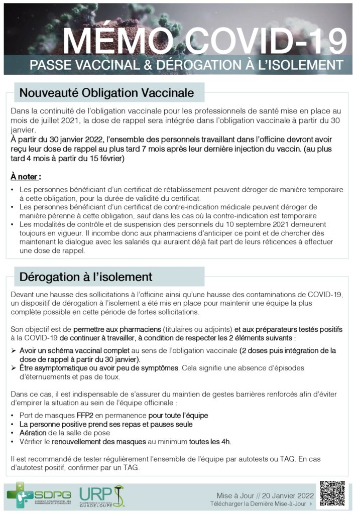 COVID-19-Passe-Vaccinal-et-Derogation-a-lIsolement-memo